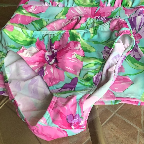 VENUS bikini tankini floral pastels size (4) put your own pads. Turquois… - Picture 10 of 12